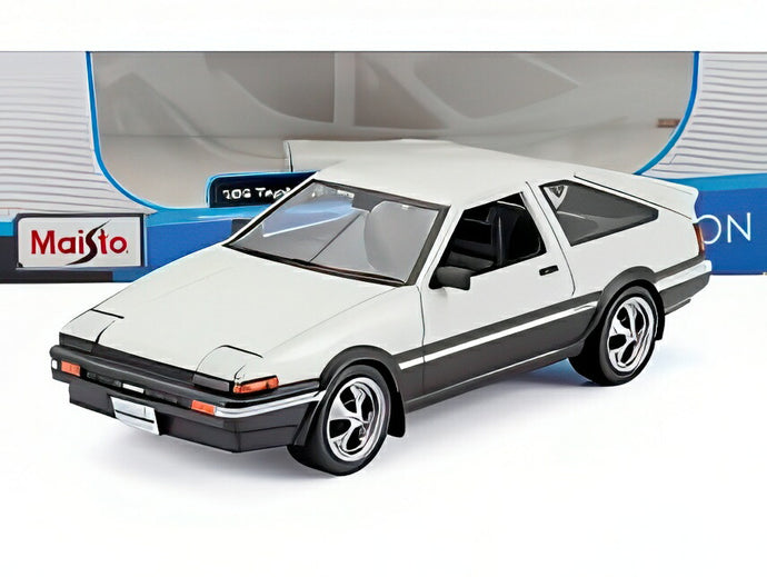 TOYOTA スプリンタートレノ AE86 1979 ホワイト ブラック/ MAISTO 1/24 ミニカー