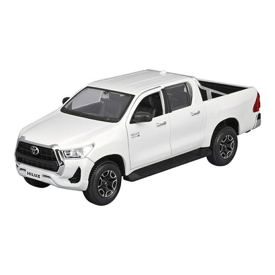 Toyotaトヨタ Hilux Pickup Truck White / MAISTO 1/27 模型