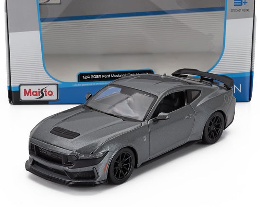 FordUSAフォードUSA マスタング ダークホース クーペ 2024 グレー / MAISTO 1/24 ミニカー