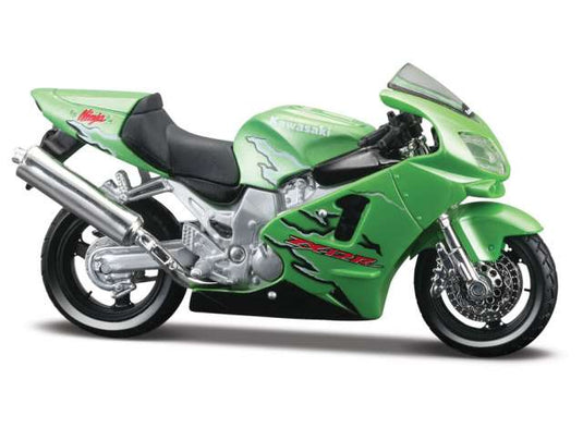 カワサキ ニンジャ ZX-12R グリーン Kawasaki Ninja バイク ミニカー / MAISTO 1/18 ミニカー