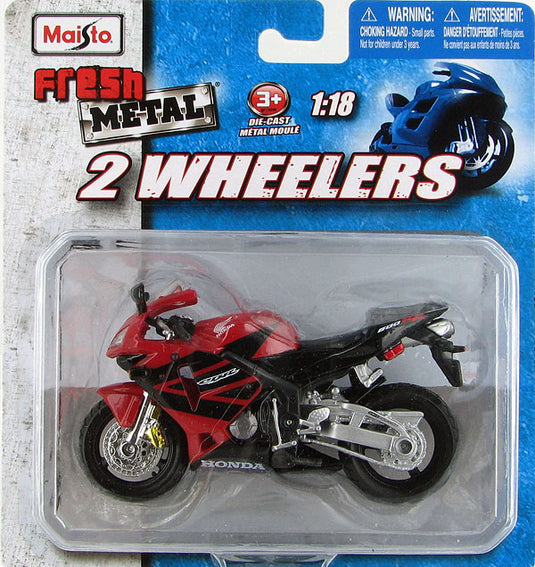 Hondaホンダ CBR600RR オートバイ レッド/ブラック バイク 模型 モデル / MAISTO 1/18 ミニカー 模型