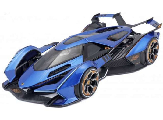2021 ランボルギーニ V12 ヴィジョン グランツーリスモ ブルー/ブラック / MAISTO 1/18 ミニカー