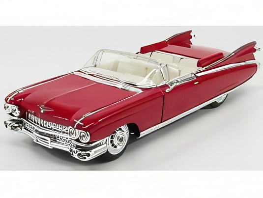 CADILLAC ELDORADO BIARRITZ カブリオレ 1959 レッド/ MAISTO 1/18 ミニカー