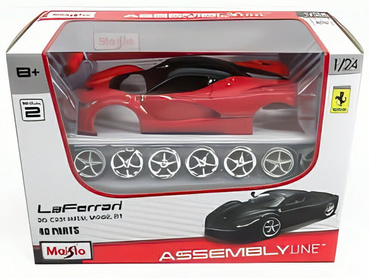 FERRARI LAFERRARI 2013 レッドブラック/ MAISTO 1/24 モデルキット模型