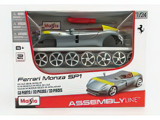 FERRARI MONZA SP1 SPIDER 2019 SILVER YELLOW/MAISTO 1/24ミニカー