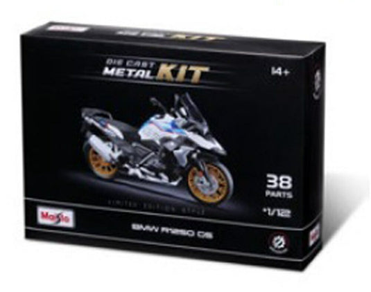 【予約】BMW R1250 GS 2019 ホワイトブラックブルーレッド/ MAISTO 1/12 モデルキットミニカー