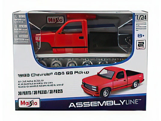 CHEVROLET 454 SS PICK UP 1993 RED/MAISTO 1/24モデルキット 模型