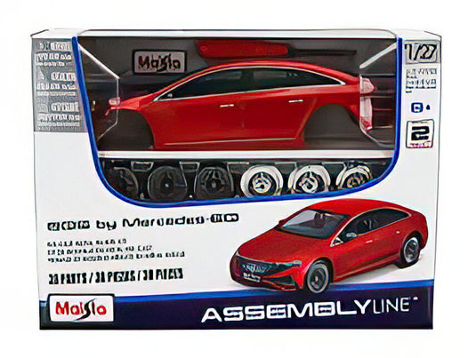MERCEDES BENZ EQS 2022 RED MET/MAISTO 1/27モデルキット 模型