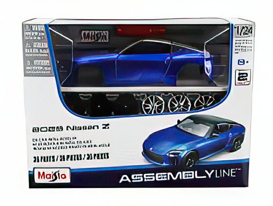 NISSAN 400Z COUPE 2022 BLUE BLACK/MAISTO 1/24モデルキット 模型
