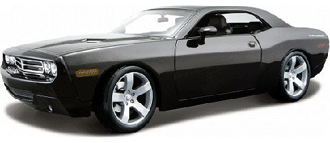 Dodgeダッジ チャレンジャー 2008 ブラック 組み立てキット 模型 モデル / MAISTO 1/24 ミニカー 模型