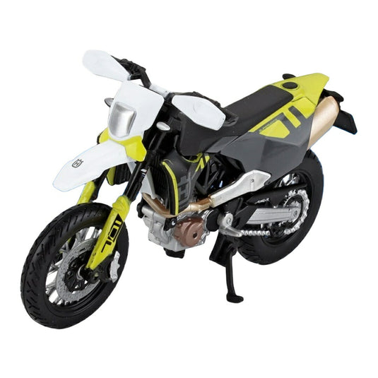 HUSQVARNAハスクバーナ HUSKYハスキー 701 SUPERMOTOスーパーモト 2023 BLACKブラック YELLOWイエロー / MAISTO 1/18 ミニカー