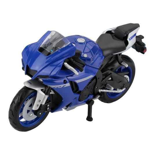 YAMAHAヤマハ YZF-R1 2021 BLUEブルー / MAISTO 1/18 ミニカー