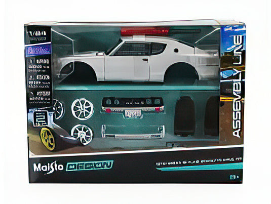 NISSAN SKYLINE 2000GT R (KPGC110) COUPE 1973 SILVER/MAISTO 1/24モデルキット 模型