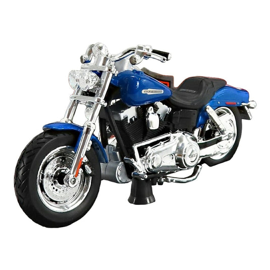 Harley Davidsonハーレーダビッドソン FXDFSE CVO FAT BOB 2009 ブルー / MAISTO 1/18 ミニカー バイク模型