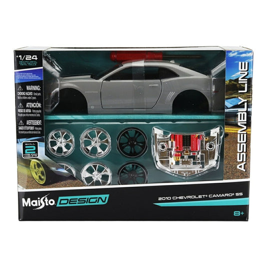 Chevroletシボレー Camaroカマロ SS クーペ 2010 グレー 組立キット / MAISTO 1/24 ミニカー