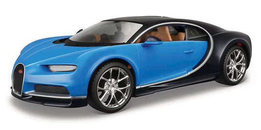 Bugattiブガッティ Chironシロン ブルー 組み立てキット 模型 モデル / MAISTO 1/24 ミニカー 模型