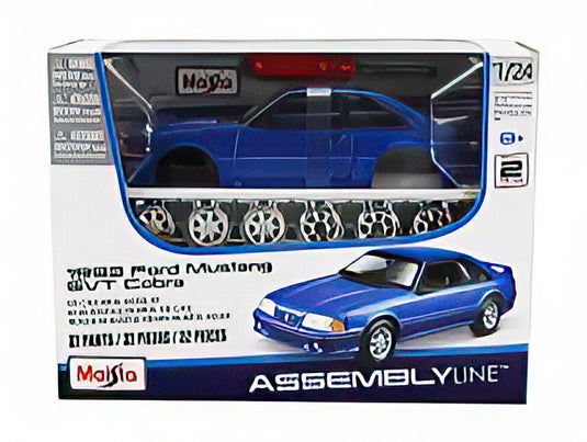 FORD USA MUSTANG SVT COBRA COUPE 1993 BLUE MET/MAISTO 1/24モデルキット 模型