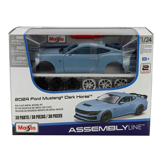 Fordフォード Mustangマスタング Dark Horseダークホース クーペ 2024 グレー 組立キット / MAISTO 1/24 ミニカー