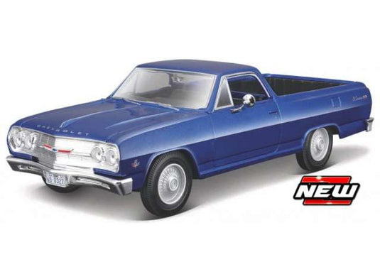 1965 シボレー エルカミーノ 組み立てキット メタリックブルー 1965 Chevy / MAISTO 1/24 ミニカー