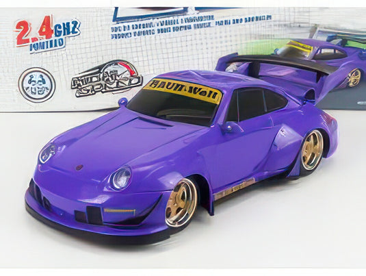 PORSCHE 911 993 RWB COUPE 1996 PURPLE/MAISTO 1/24ミニカー