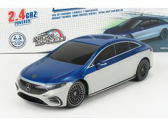 MERCEDES BENZ EQS 2022 SILVER BLUE MET/MAISTO 1/24ミニカー