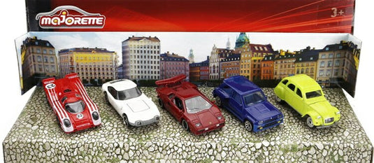 Renaultルノー セット 5x R5 ターボ Citroenシトロエン 2CV Lamborghiniランボルギーニ カウンタック トヨタ 2000GT 9 SCALE APPROX / MAJORETTE 1/64 ミニカー
