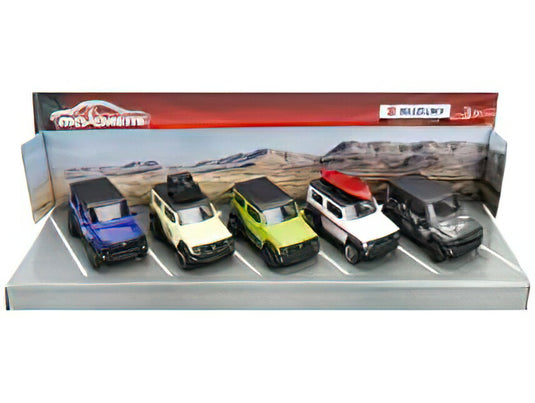 SUZUKI - SET 5X JIMNY JB74 2018 - VARIOUS/MAJORETTE 1/64ミニカー