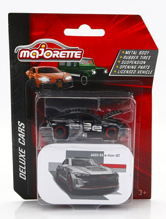 Audiアウディ GT RS eトロン 2021 ブラック SCALE APPROX / MAJORETTE 1/64 ミニカー