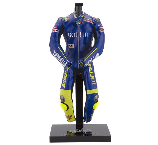 【予約】2026年発売予定DAINESEダイネーゼ レーシングスーツ バレンティーノロッシ ウェルコム ヤマハ YZR M1 2004 ジップ開閉 海外限定 ブルーイエロー / 海外限定 1/4 ミニカー