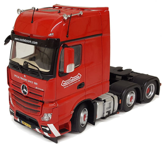 【予約】1月以降発売予定 Mercedes-Benz Actros Nooteboom エディション レッド トラック / MARGEMODELS 1/32 建設機械模型 工事車両