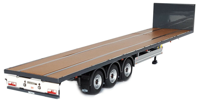 ギャラリービューアに画像をロードする, 【予約】1月以降発売予定 Pacton フラットベッドトレーラー アンスラサイト トレーラー / MARGEMODELS 1/32 建設機械模型 工事車両
