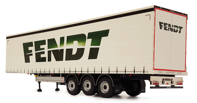 【予約】1月以降発売予定 Pacton カーテンサイダートレーラー Fendt デザイン トレーラー / MARGEMODELS 1/32 建設機械模型 工事車両
