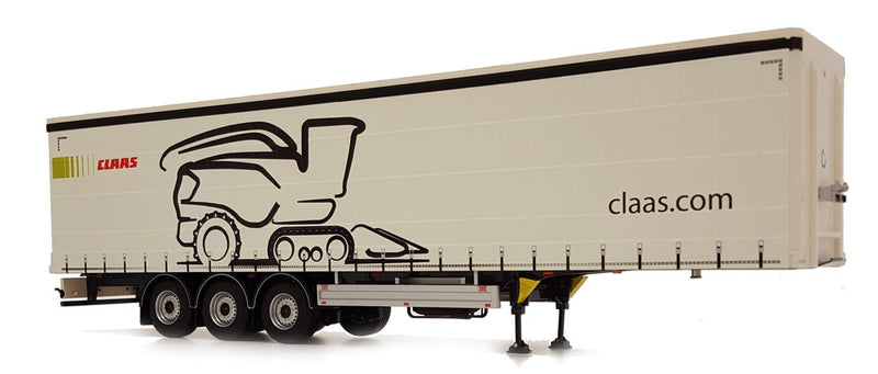 ギャラリービューアに画像をロードする, 【予約】1月以降発売予定 Pacton カーテンサイダートレーラー Claas デザイン トレーラー / MARGEMODELS 1/32 建設機械模型 工事車両
