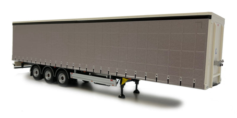 ギャラリービューアに画像をロードする, 【予約】1月以降発売予定 Pacton カーテンサイダートレーラー プレーングレー トレーラー / MARGEMODELS 1/32 建設機械模型 工事車両
