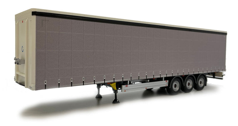 ギャラリービューアに画像をロードする, 【予約】1月以降発売予定 Pacton カーテンサイダートレーラー プレーングレー トレーラー / MARGEMODELS 1/32 建設機械模型 工事車両
