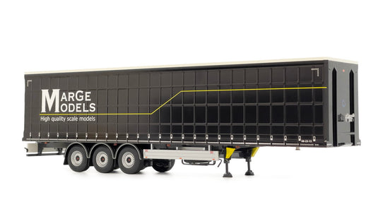 【予約】1月以降発売予定 Pacton カーテンサイダートレーラー MarGe Models 15周年 トレーラー / MARGEMODELS 1/32 建設機械模型 工事車両