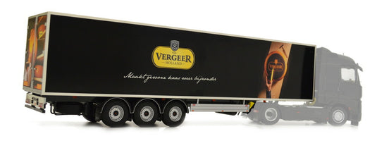 【予約】1月以降発売予定 Pacton 冷凍トレーラー Vergeer デザイン トレーラー / MARGEMODELS 1/32 建設機械模型 工事車両