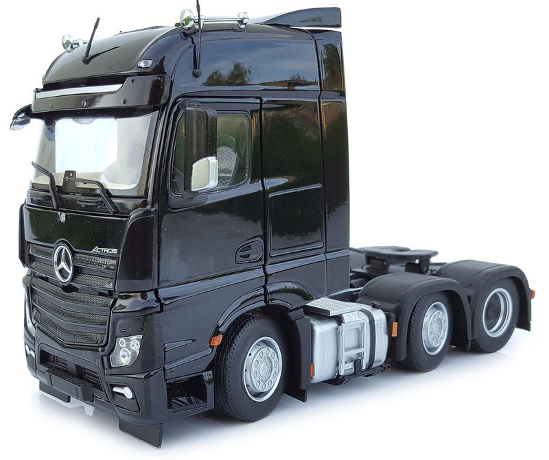 ギャラリービューアに画像をロードする, 【予約】1月以降発売予定 Mercedes-Benz Actros Bigspace 6x2 ブラック トラック / MARGEMODELS 1/32 建設機械模型 工事車両
