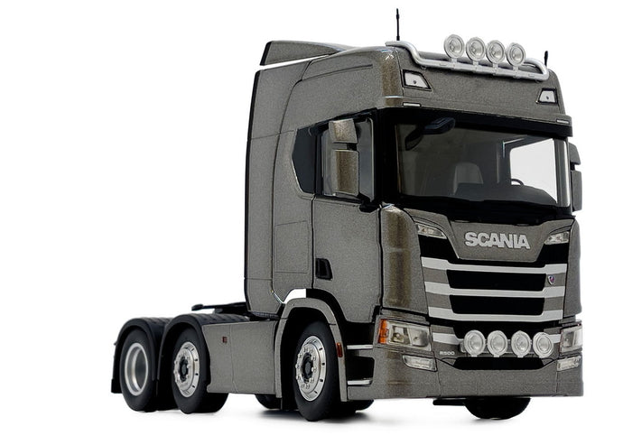 【予約】1月以降発売予定 Scania R500シリーズ 6x2 ダークグレー トラック / MARGEMODELS 1/32 建設機械模型 工事車両