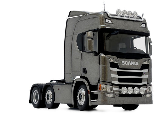 【予約】1月以降発売予定 Scania R500シリーズ 6x2 ダークグレー トラック / MARGEMODELS 1/32 建設機械模型 工事車両