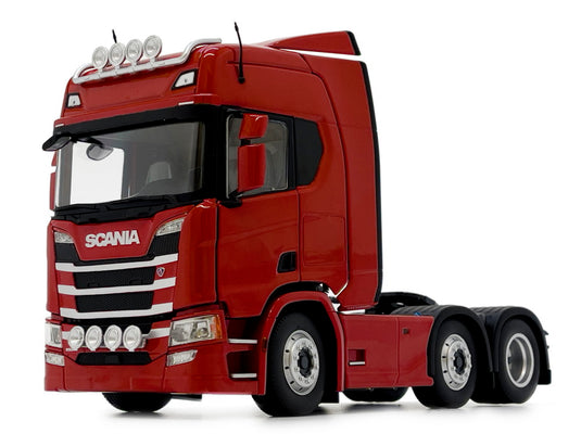 【予約】1月以降発売予定 Scania R500シリーズ 6x2 レッド トラック / MARGEMODELS 1/32 建設機械模型 工事車両