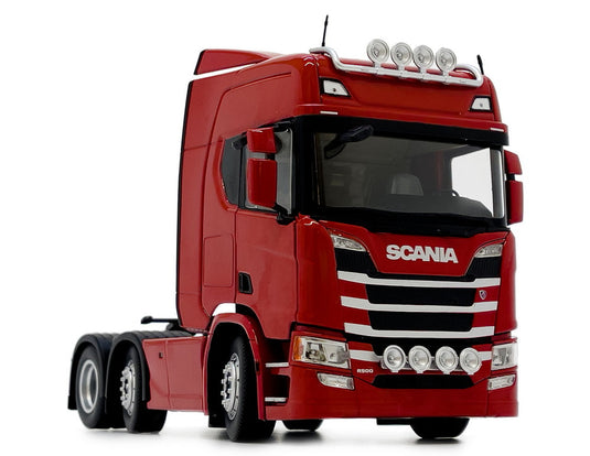 【予約】1月以降発売予定 Scania R500シリーズ 6x2 レッド トラック / MARGEMODELS 1/32 建設機械模型 工事車両