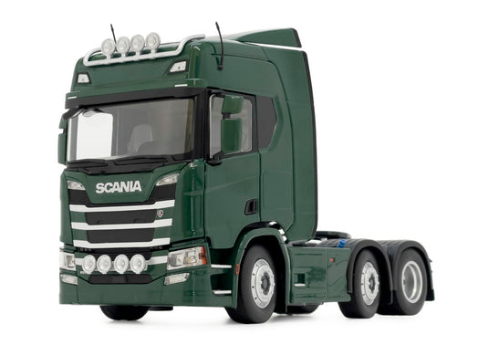 【予約】1月以降発売予定 Scania R500シリーズ 6x2 ダークグリーン トラック / MARGEMODELS 1/32 建設機械模型 工事車両