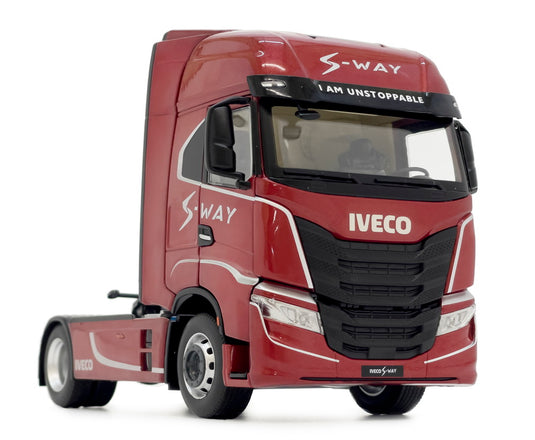 【予約】1月以降発売予定 Iveco S-Way 4x2 レッド S-Wayデザイン トラック / MARGEMODELS 1/32 建設機械模型 工事車両