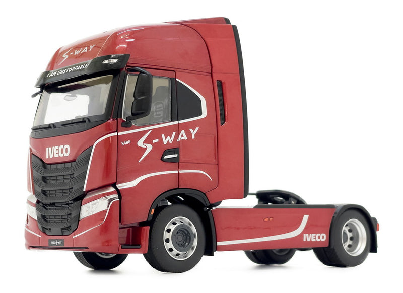 ギャラリービューアに画像をロードする, 【予約】1月以降発売予定 Iveco S-Way 4x2 レッド S-Wayデザイン トラック / MARGEMODELS 1/32 建設機械模型 工事車両
