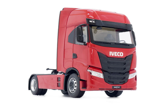 【予約】1月以降発売予定 Iveco S-Way 4x2 レッド トラック / MARGEMODELS 1/32 建設機械模型 工事車両