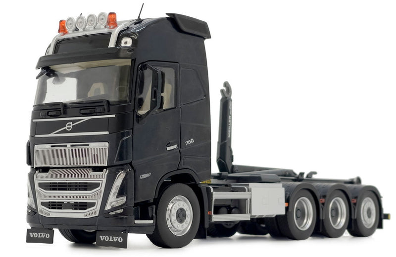 ギャラリービューアに画像をロードする, 【予約】1月以降発売予定 Volvo FH5 トラック Meiller フックリフト付き アンスラサイト トラック / MARGEMODELS 1/32 建設機械模型 工事車両
