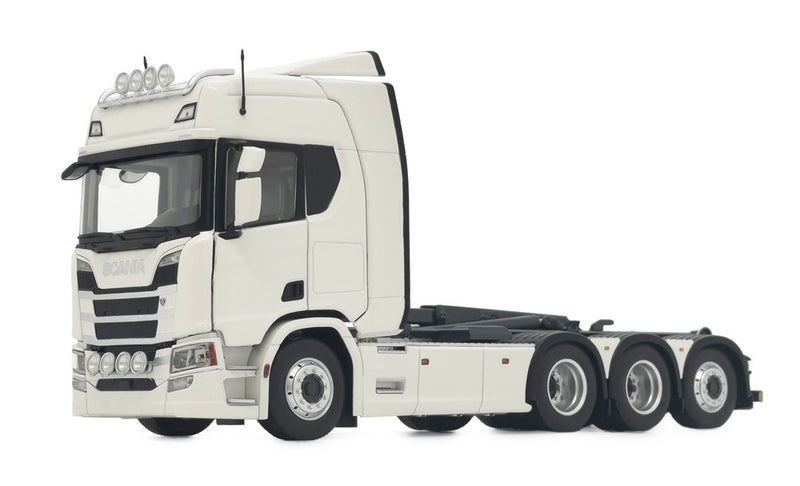 ギャラリービューアに画像をロードする, 【予約】1月以降発売予定 Scania R500シリーズ フックリフト付き ホワイト トラック / MARGEMODELS 1/32 建設機械模型 工事車両
