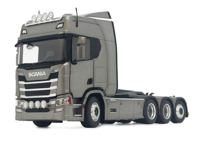 ギャラリービューアに画像をロードする, 【予約】1月以降発売予定 Scania R500シリーズ フックリフト付き ダークグレー トラック / MARGEMODELS 1/32 建設機械模型 工事車両
