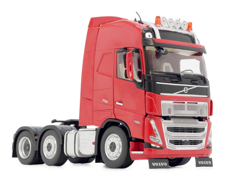 ギャラリービューアに画像をロードする, 【予約】1月以降発売予定 Volvo FH5 トラック 6x2 レッド トラック / MARGEMODELS 1/32 建設機械模型 工事車両
